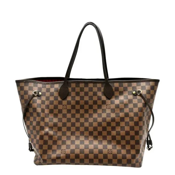 LOUIS VUITTON  Neverfull GM Damier Ebene Tote Shoulder Bag Brown - Picture 3 of 11